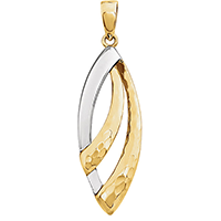 Two-Tone Gold Pendant